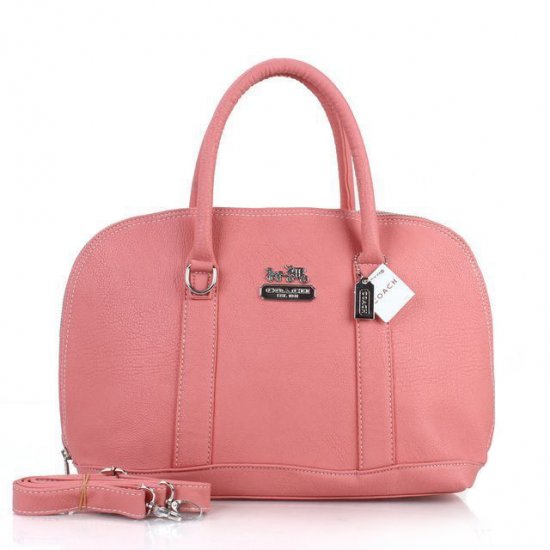 Coach Madison Logo Medium Pink Satchels ETF | Women